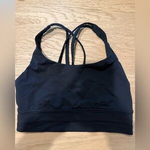Black Lululemon Energy Bra - Longline Size 6